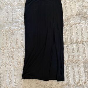Black Women's Skirt with high slit